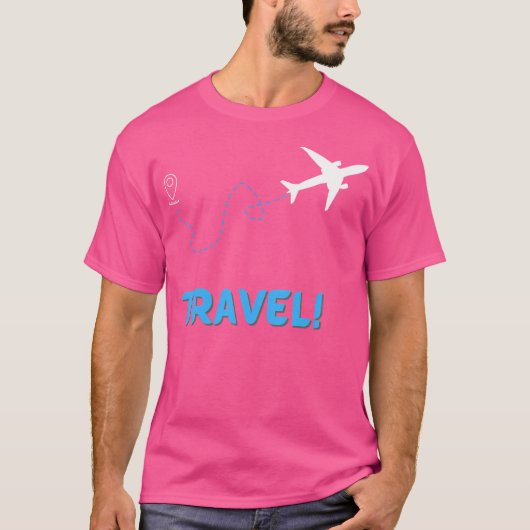 vliegbaanreis t-shirt (Voorkant)