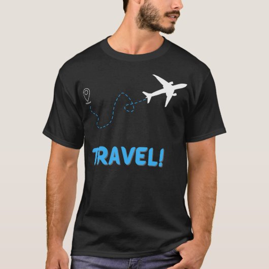 vliegbaanreis t-shirt (Voorkant)