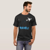 vliegbaanreis t-shirt (Voorkant volledig)
