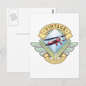  vliegbadge briefkaart (Voorkant / Achterkant)