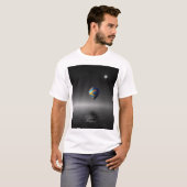 Vliegballon selectieve minimalistische fotografie t-shirt (Voorkant volledig)