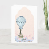 Vliegballon, Verjaardagsballonnen Kaart (Achterkant)