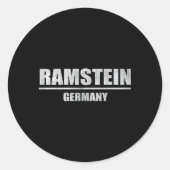 Vliegbasis Ramstein Gery Ronde Sticker (Voorkant)