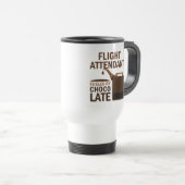 Vliegbegeleider (Funny) Chocolate Reisbeker (Voorkant rechts)