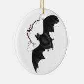 Vliegbiet, traditioneel gotisch, dode boom, Natuur Keramisch Ornament (Rechts)