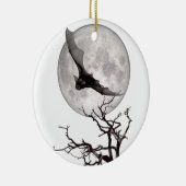 Vliegbiet, volle maan, traditioneel gotisch, vampi keramisch ornament (Rechts)