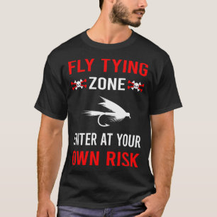 vliegbinding in de risicozone t-shirt