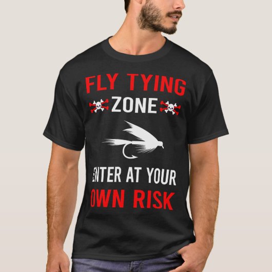 vliegbinding in de risicozone t-shirt (Voorkant)