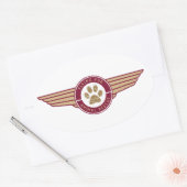 Vliegbont - Airline Logo sticker (Envelop)