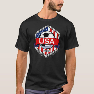 Vliegboot Amerikaanse patriottische voetzoeker T-shirt