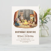 Vliegcampagne tegen bosdieren kaart (Staand voorkant)