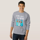 Vliegcoach Maroon Mannen Trui (Voorkant volledig)