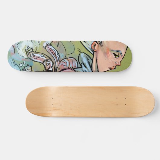 "Vliegdekdek" Schaats Skateboard (Horizontaal)