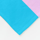 Vliegdeken voor transgender-vlaggen fleece deken (Hoek)