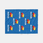 Vliegdekmantel voor vuilniswagens fleece deken (Voorkant (Horizontaal))