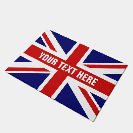 Vliegdekmat van de Britse vlag voor thuis of in de Deurmat (Schuin)