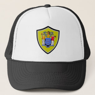 Vliegdekschip New Jersey Trucker Pet