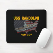 Vliegdekschip Uss Randolph Cv-15 Veterans Day F Muismat (Met muis)