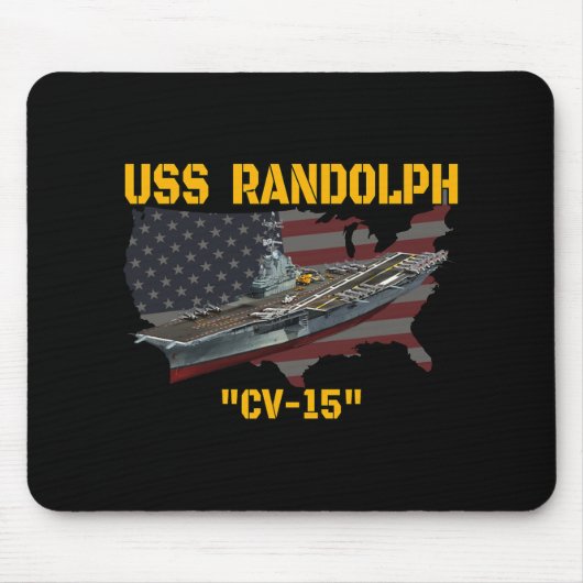 Vliegdekschip Uss Randolph Cv-15 Veterans Day F Muismat (Voorkant)