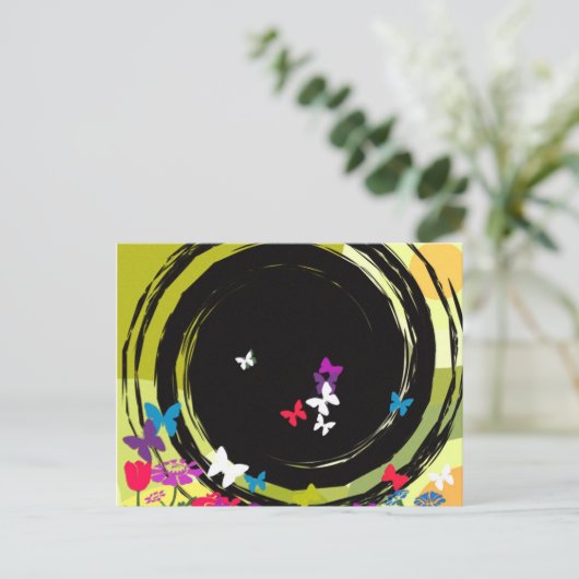 Vliegdeksel Briefkaart (Staand voorkant)