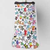 Vliegdeksel voor het trekken van vliegende varken golfheadcover (Draai 90)