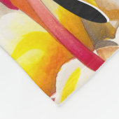 Vliegdraak en Volcano op maat Fleece Deken (Hoek)