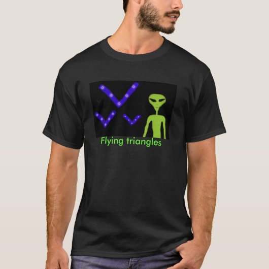 Vliegdriehoeken T-shirt (Voorkant)