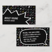 vliegdriehoeken visitekaartje (Voorkant / Achterkant)