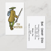 Vliegen aanpassen visitekaartje (Voorkant / Achterkant)