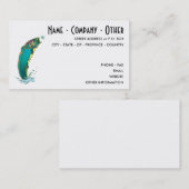 Vliegen aanpassen visitekaartje (Voorkant / Achterkant)