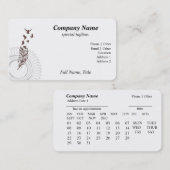 Vliegen Afsprakenkaartje (Voorkant / Achterkant)