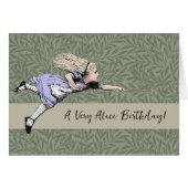 Vliegen Alice in Wonderland kijken glas (Voorkant Horizontaal)