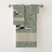 Vliegen Alice in Wonderland kijken glas Bad Handdoek (Insitu)