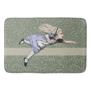Vliegen Alice in Wonderland kijken glas Badmat
