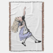 Vliegen Alice in Wonderland kijken glas Deken (Voorkant Verticaal)