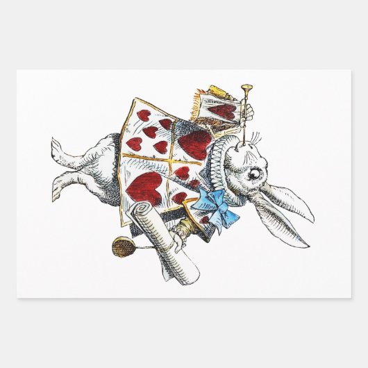 Vliegen Alice in Wonderland kijken glas Inpakpapier Vel (Voorkant 2)