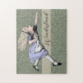 Vliegen Alice in Wonderland kijken glas Legpuzzel (Verticaal)