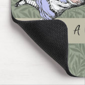 Vliegen Alice in Wonderland kijken glas Muismat (Hoek)