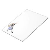 Vliegen Alice in Wonderland kijken glas Notitieblok (Schuin)