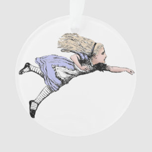 Vliegen Alice in Wonderland kijken glas Ornament