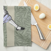 Vliegen Alice in Wonderland kijken glas Theedoek (Quarter Fold)