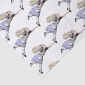 Vliegen Alice in Wonderland kijken glas Tissuepapier (Detail)