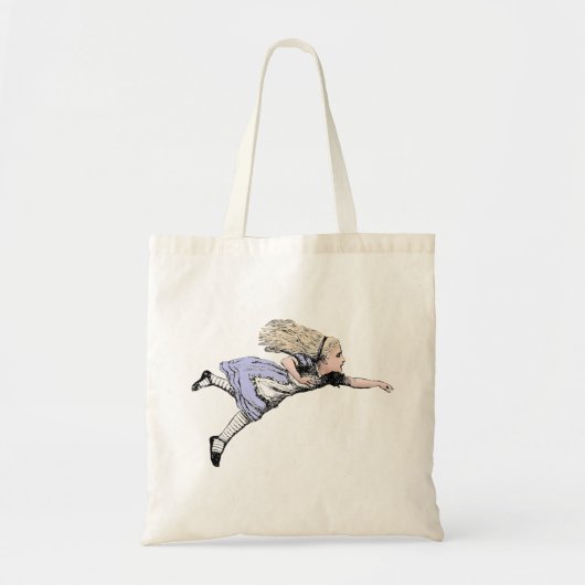 Vliegen Alice in Wonderland kijken glas Tote Bag (Voorkant)