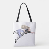Vliegen Alice in Wonderland kijken glas Tote Bag (Achterkant)