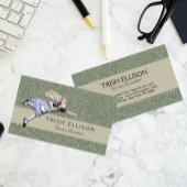 Vliegen Alice in Wonderland kijken glas Visitekaartje