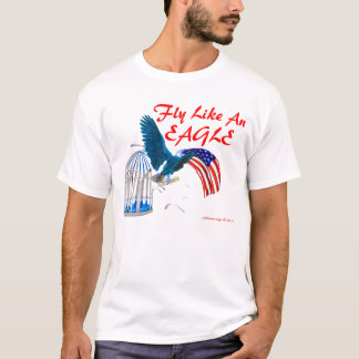 Vliegen als een adelaar t-shirt