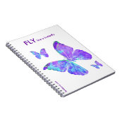 Vliegen als een vlinderboekje van Jan Marvin Notitieboek (Rechterzijde)