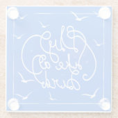 Vliegen als een vogel glazen onderzetter (Achterkant)