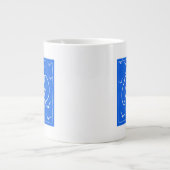 Vliegen als een vogel grote koffiekop (Voorkant)