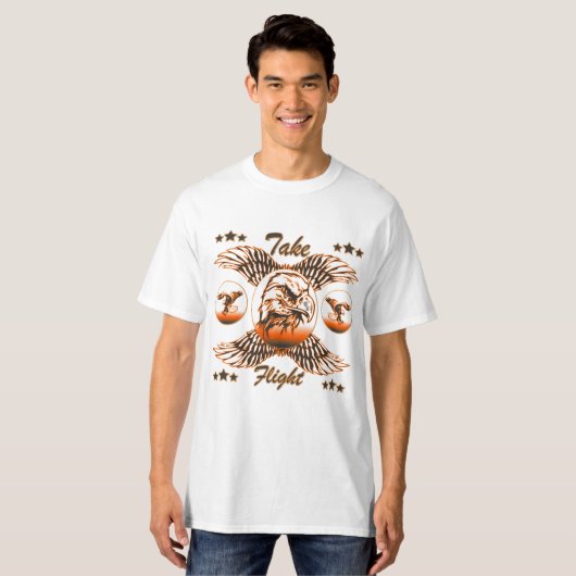 Vliegen (alternatief) t-shirt (Voorkant volledig)